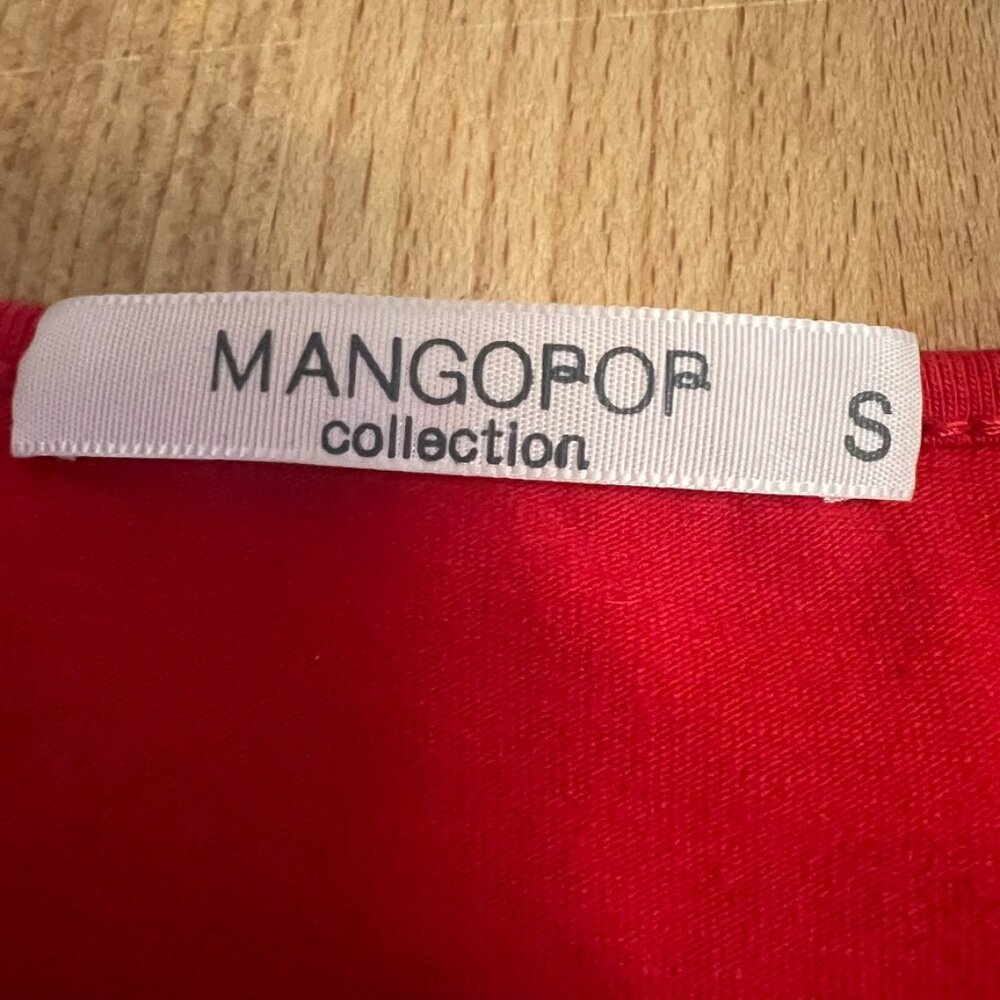 Mangopop Deep-V Red Bodysuit (S) - Picture 4 of 6